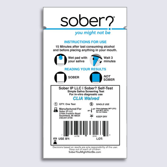 Sober Single Test Pack